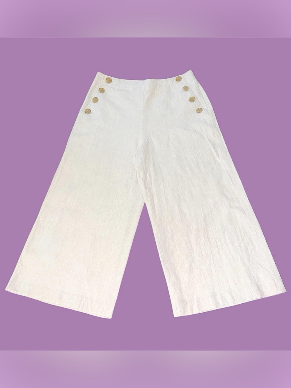 Ann Taylor crop linen pants